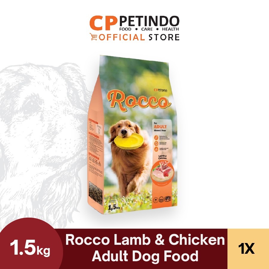 

23bagusmenshop - CPPETINDO Rocco Dog Food Lamb & Chicken Adult 1.5kg Makanan Anjing Dewasa