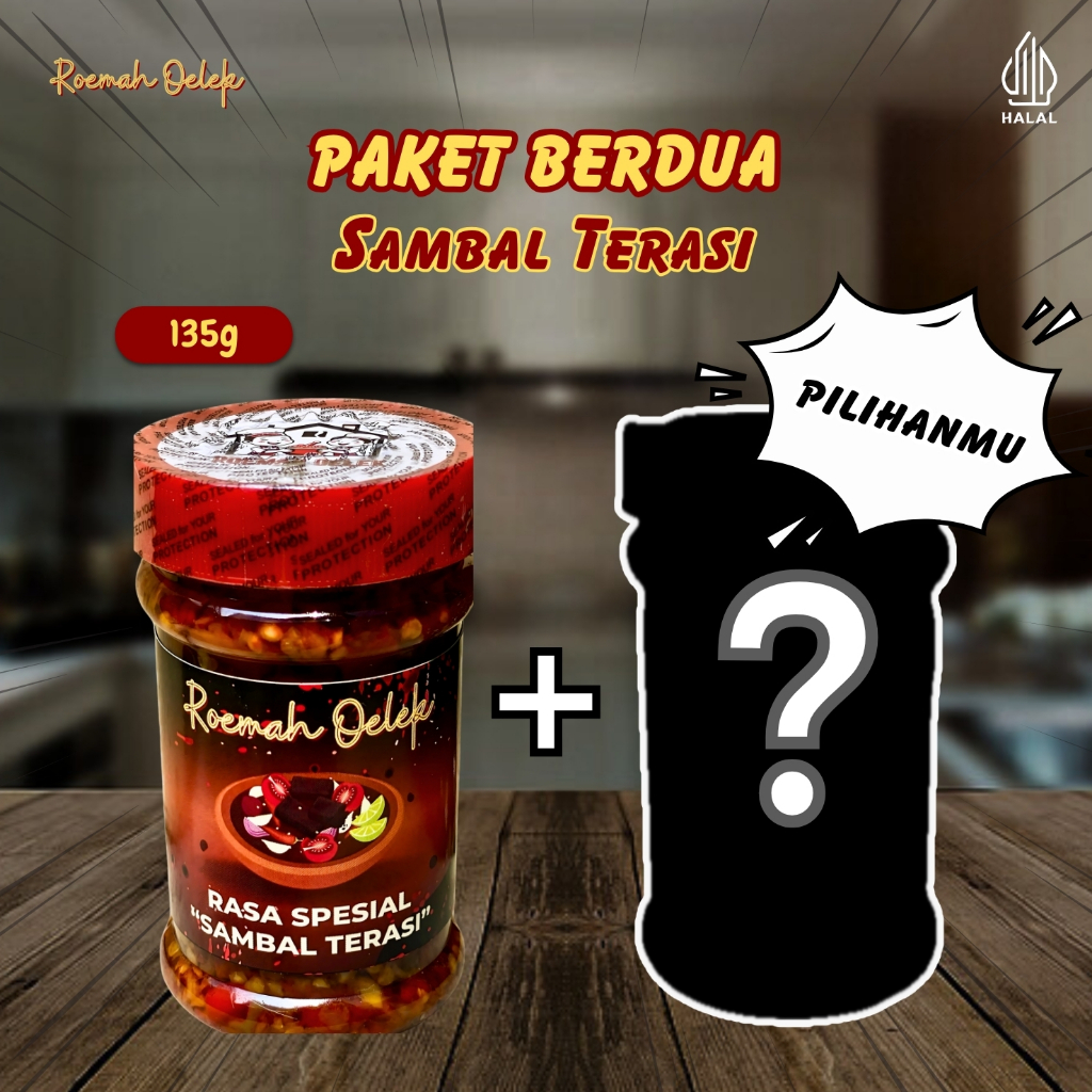 

Sambal Terasi Bakar 135gr – Pedas Klasik Khas Nusantara!