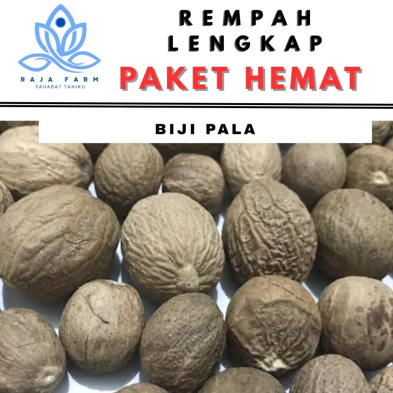 

Biji Pala Bulat Utuh Bumbu Dapur Rempah Rempah Pilihan Paket Hemat