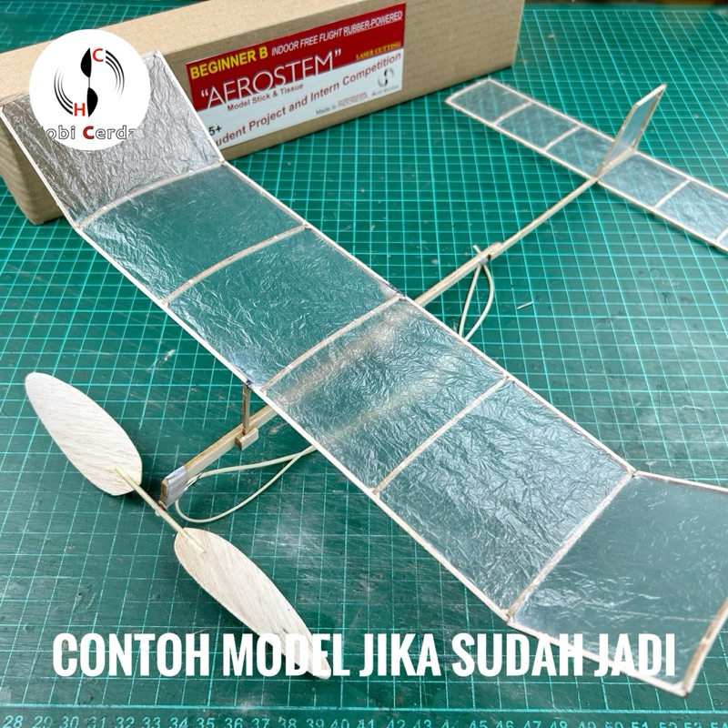 kit Pesawat tenaga Karet AEROSTEM
