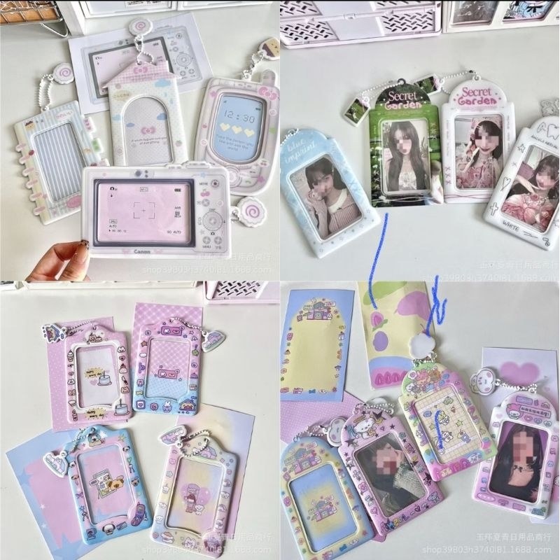 

[IP-096] Card Holder Ins pemegang kartu Korea photocard Cute house