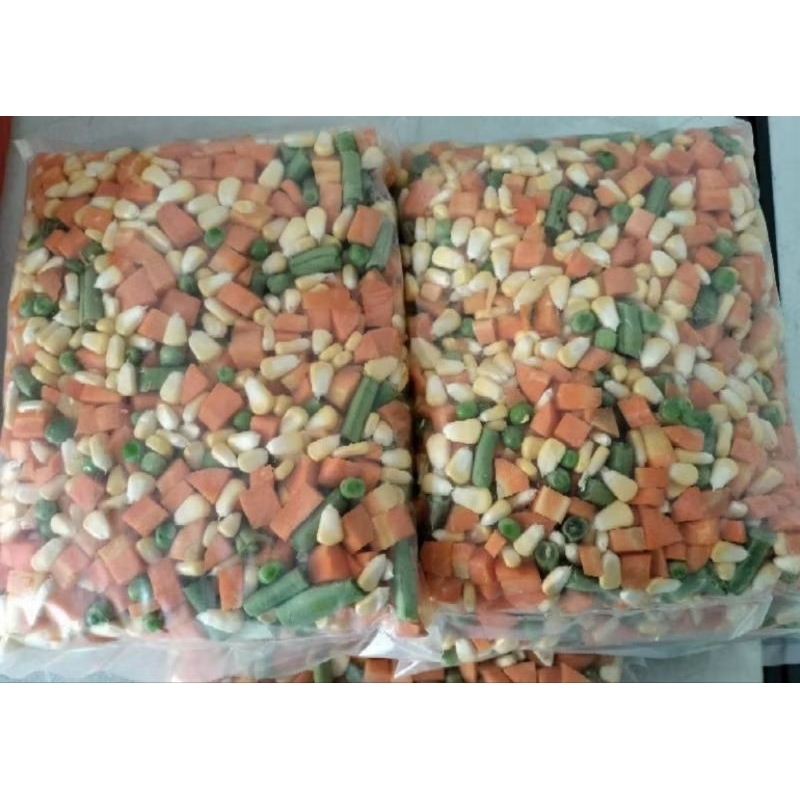 

mix vegetables / sayuran untuk steak dll / mix vege 4 ways