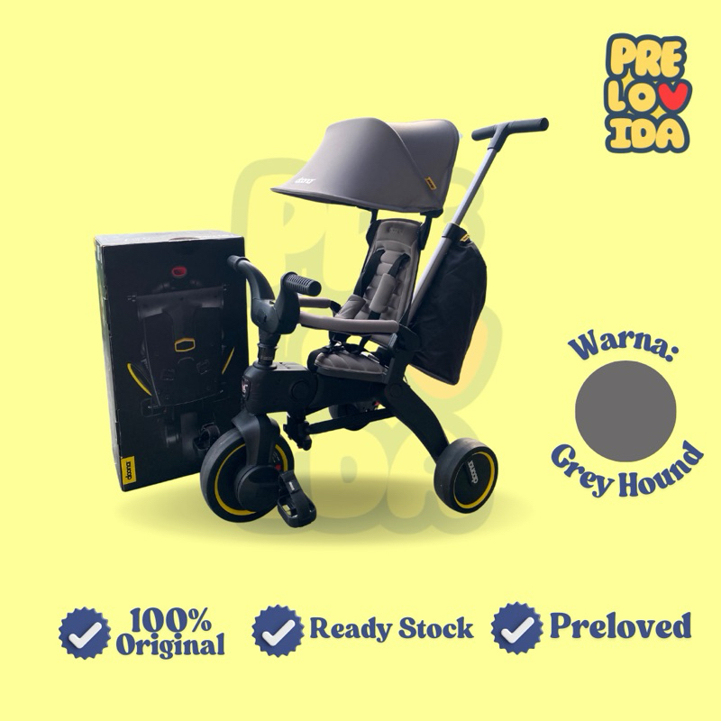 Doona Liki Trike Sepeda Roda Tiga Lipat Anak Ori preloved