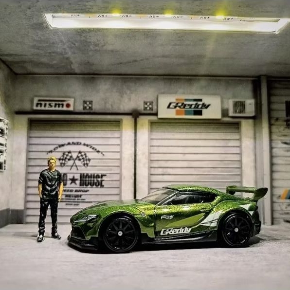 Hotwheels 2023 - Toyota GR Supra MK5 - Metallic Green - Multipack Exclusive - Loose