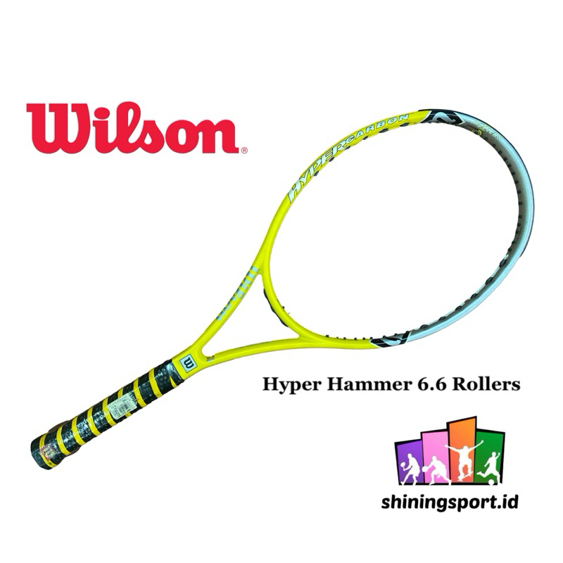 Raket Tennis Wilson Hyper Hammer 6.6 Rollers (+ FREE GRIP & COVER)