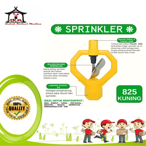 KINCIR AIR KUNING 825 Sprinkler /sprinkle / kincir air