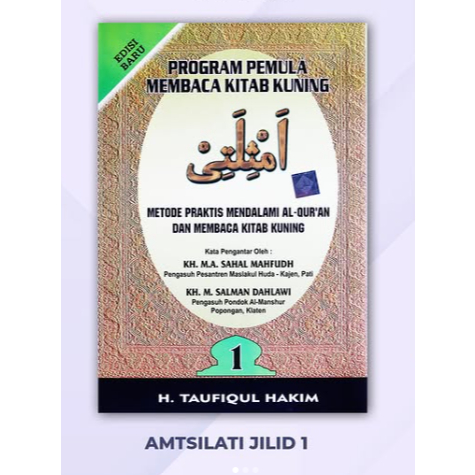 PROGAM MEBACA KITAB KUNING - Kitab Amtsilati Jilid 1