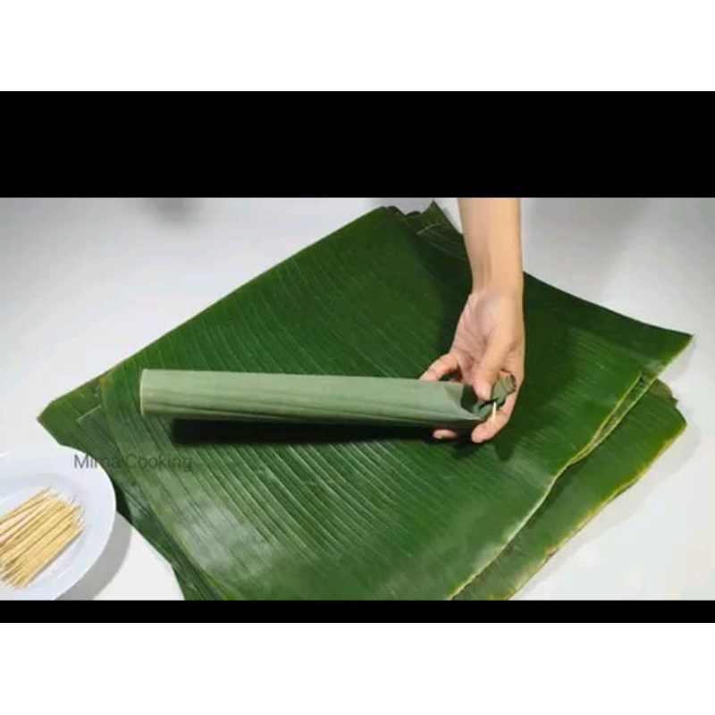 

daun pisang manggala segar untuk bungkus makanan 1kg asli