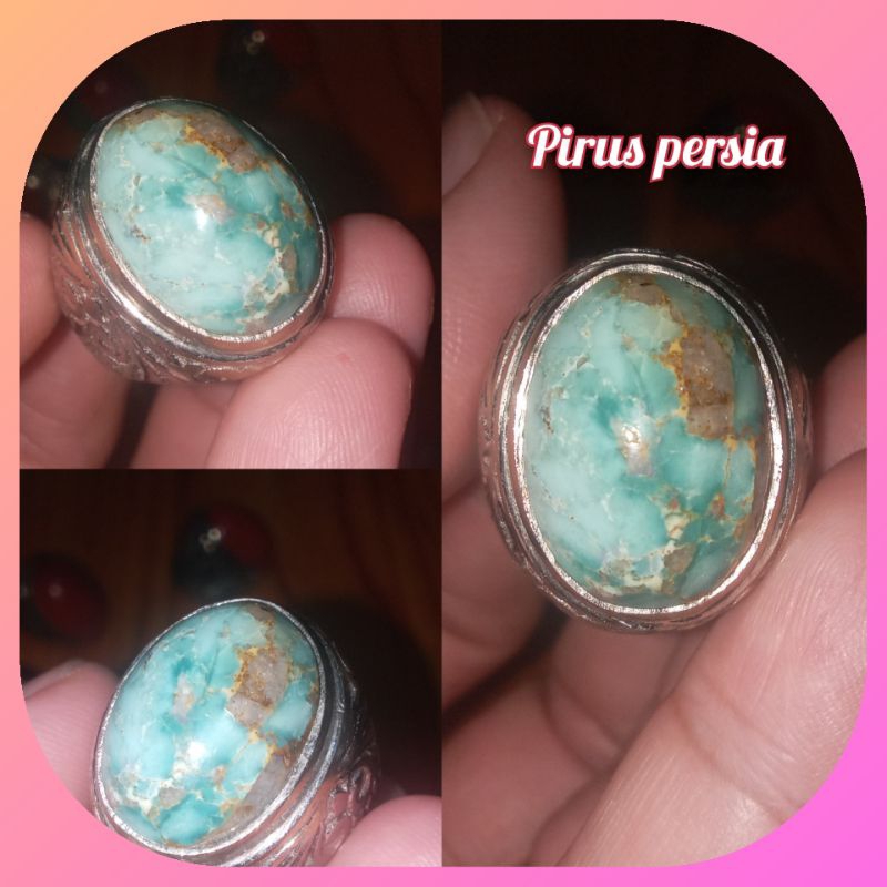 Pirus Persia asli batu pirus asli natural