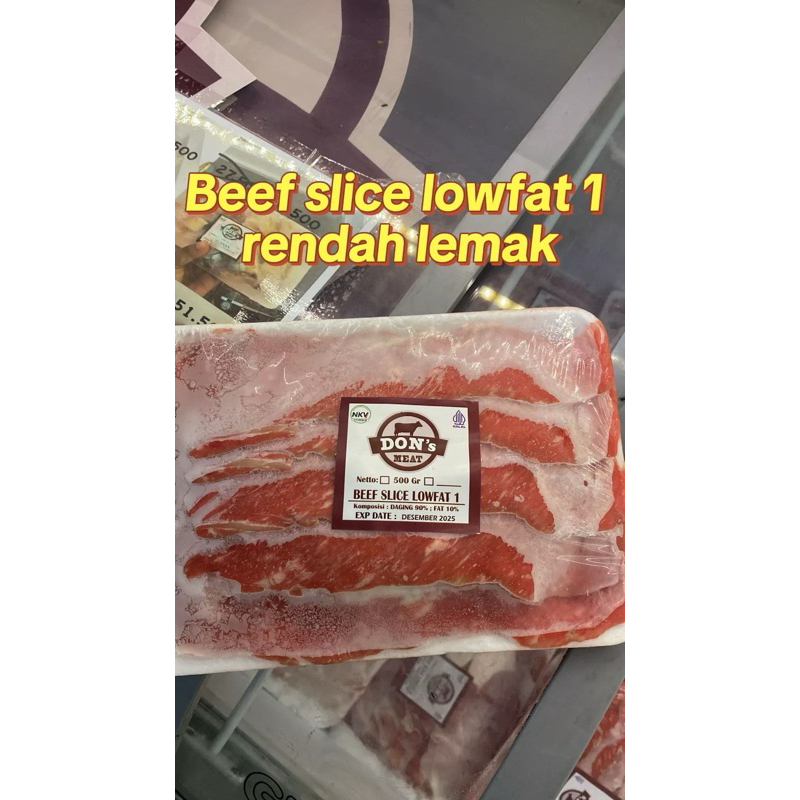 

Beef slice lowfat 1