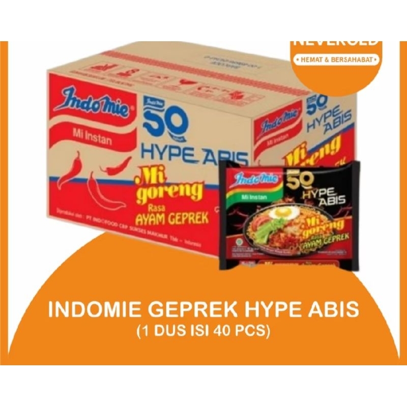 

Indomie ayam geprek | perdus isi 40pcs