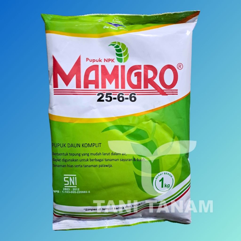 PUPUK NPK MAMIGRO 1 KG PUPUK DAUN KOMPLIT