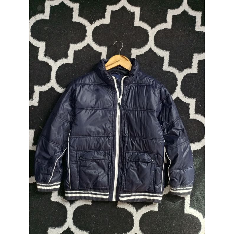 JAKET GAP DOWN PUFFER BULU ANGSA DALEMAN INER PRIA SECOND PRELOVED