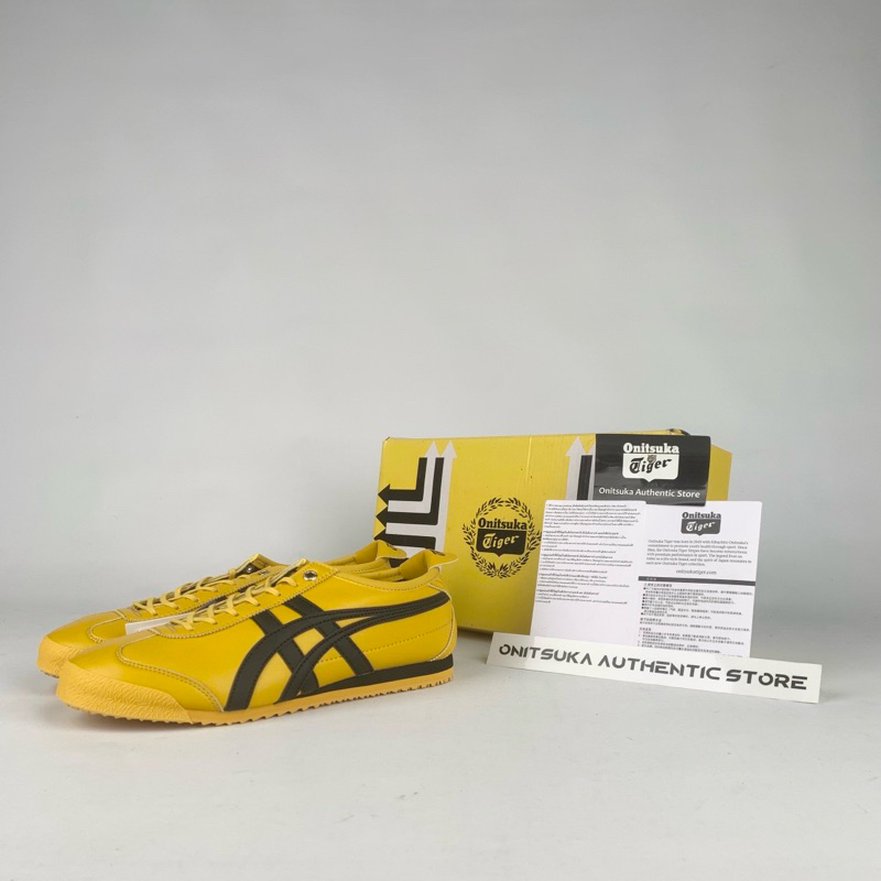 Sepatu Onit Tiger Mexico66 SD Yellow Black Authentic