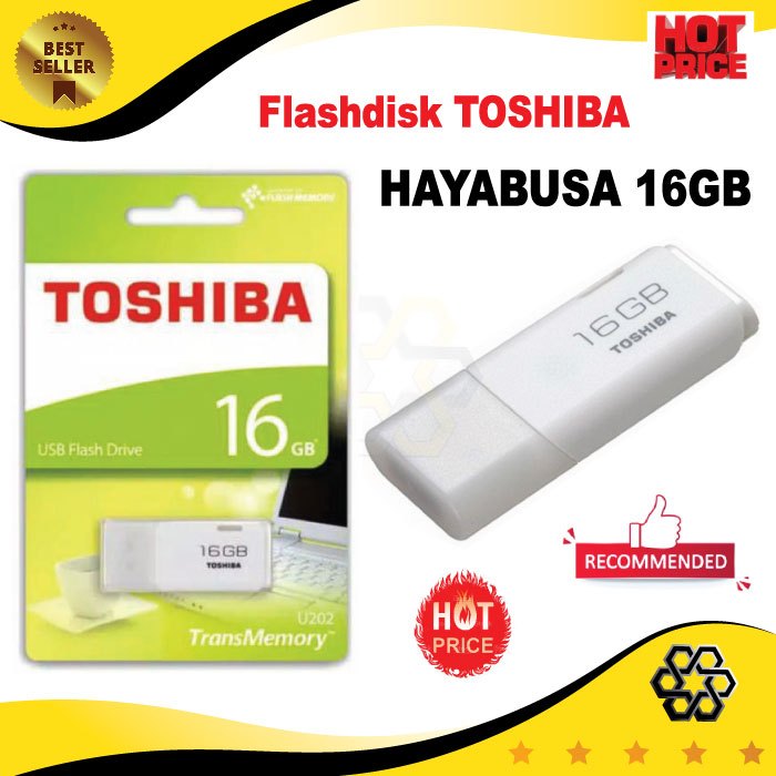 FlashDisk Thosiba 16GB - USB ORIGINAL 16GB Flashdrive - Toshiba USB Ori
