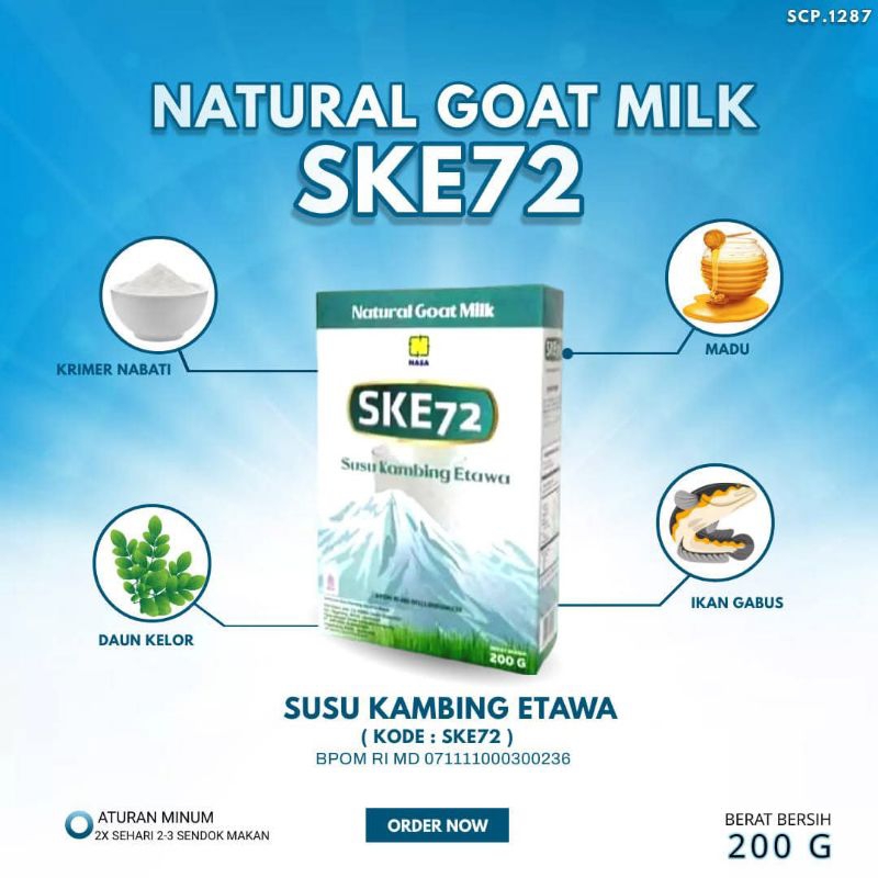 

Susu Kambing Etawa SKE72 Nasa Murni 200gr