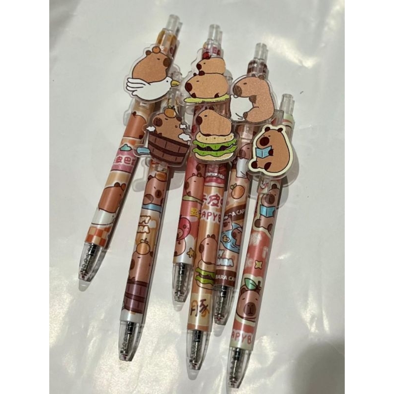 

pulpen pen fancy tinta air capybara