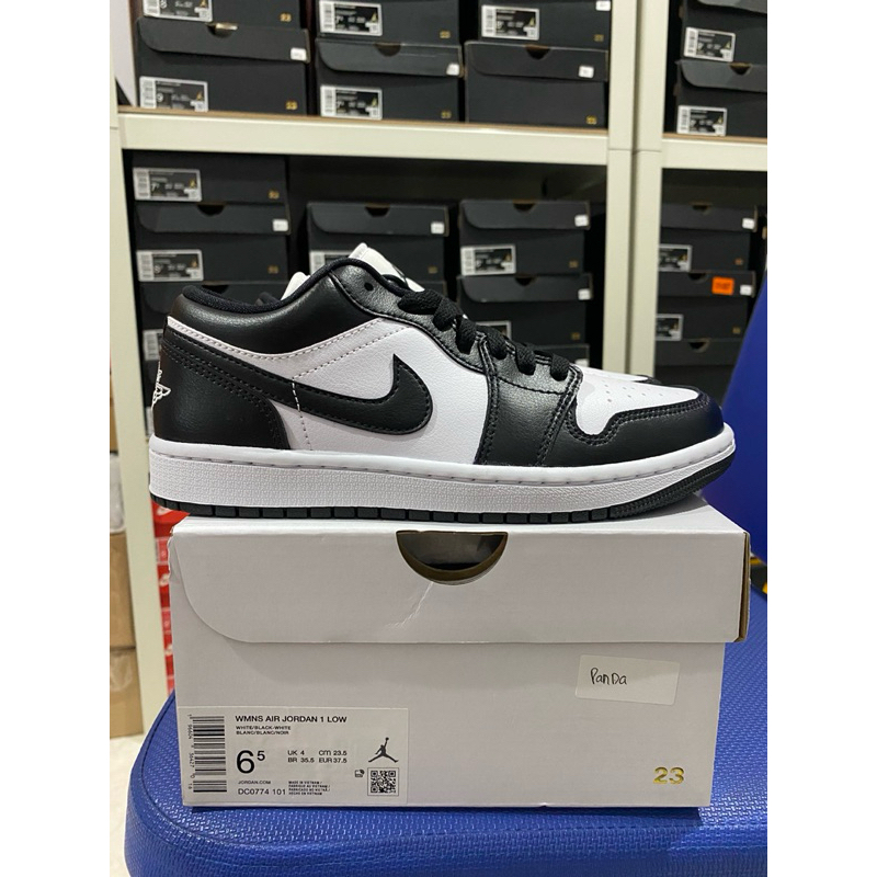 NIKE AIR JORDAN 1 LOW BLACK WHITE PANDA