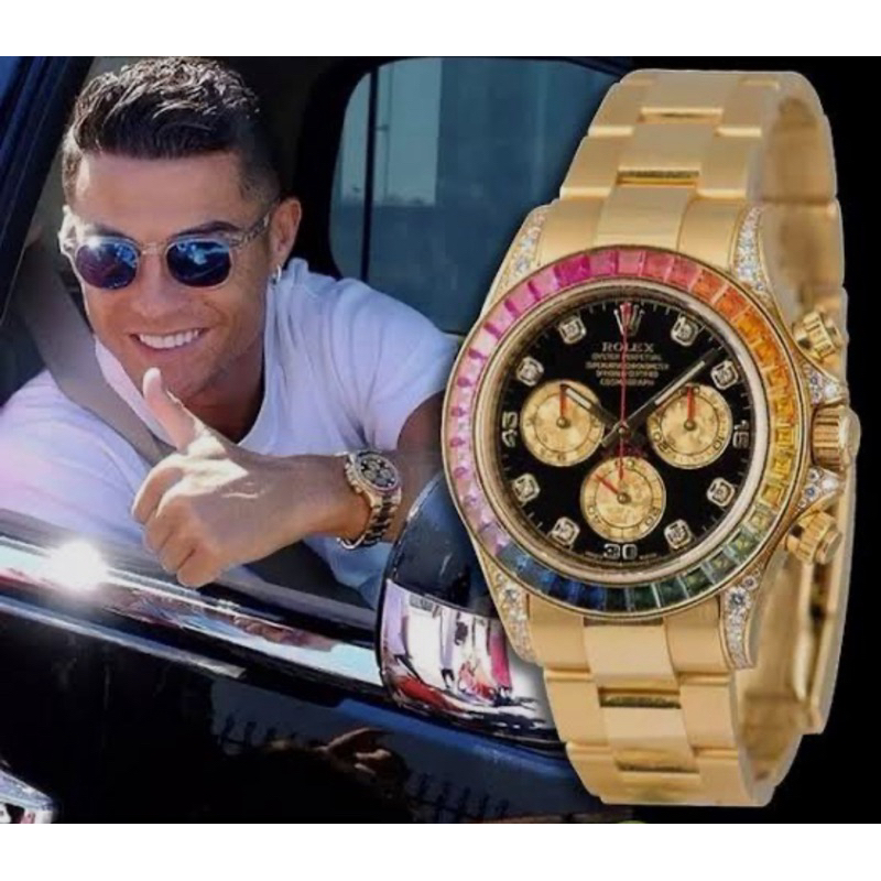 JAM TANGAN LUXURY PRIA ROLEX DAYTONA RAINBOW TOP PRICE