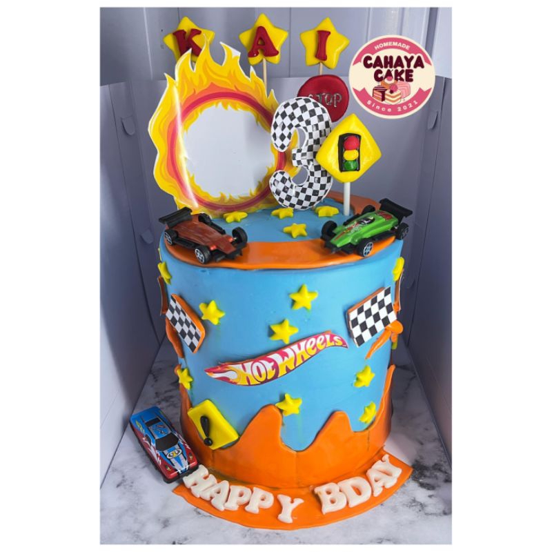 

Kue Ulang Tahun Hotwheels / Mini Car Cake / Hotwheels Cake