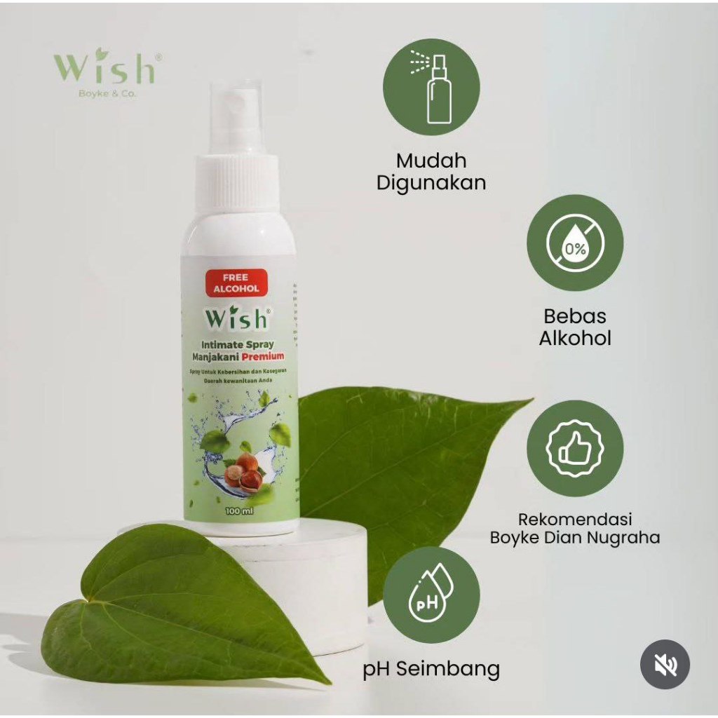 Wish Intimate Spray Manjakani - Dokter Boyke - Original