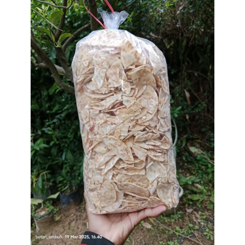 

Remukan tempe sagu