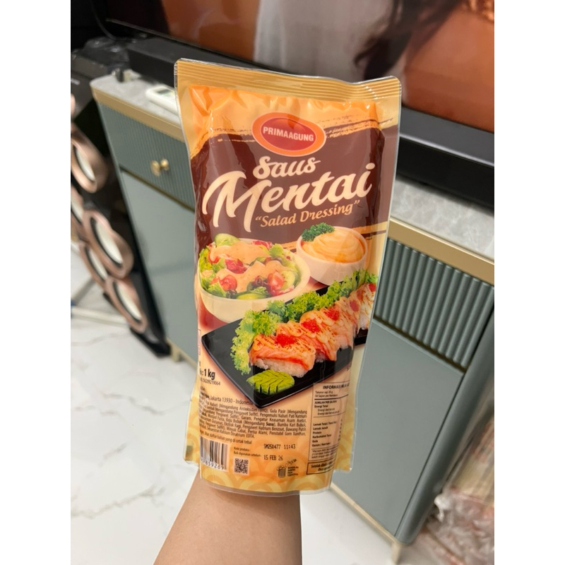 

Saus Mentai Prima Agung 1kg High Quality Halal