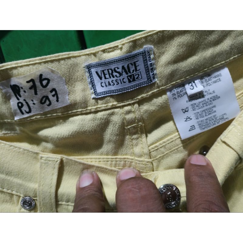 celana jeans brand versace classic bekas second preloved