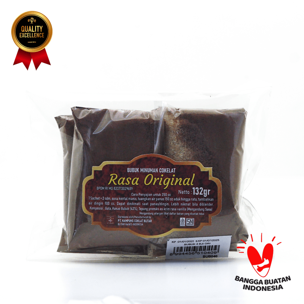 

COKLAT BUBUK ORIGINAL SACHET INSTAN - KAMPUNG COKLAT