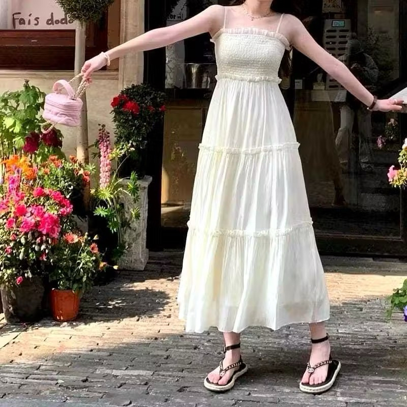 JESIKA DRESS/DRESS PANTAI/OVERALL DRESS PANTAI/DRESS KOREA STYLE/DRESS RUFFLE PANTAI/INNER DRESS PAN