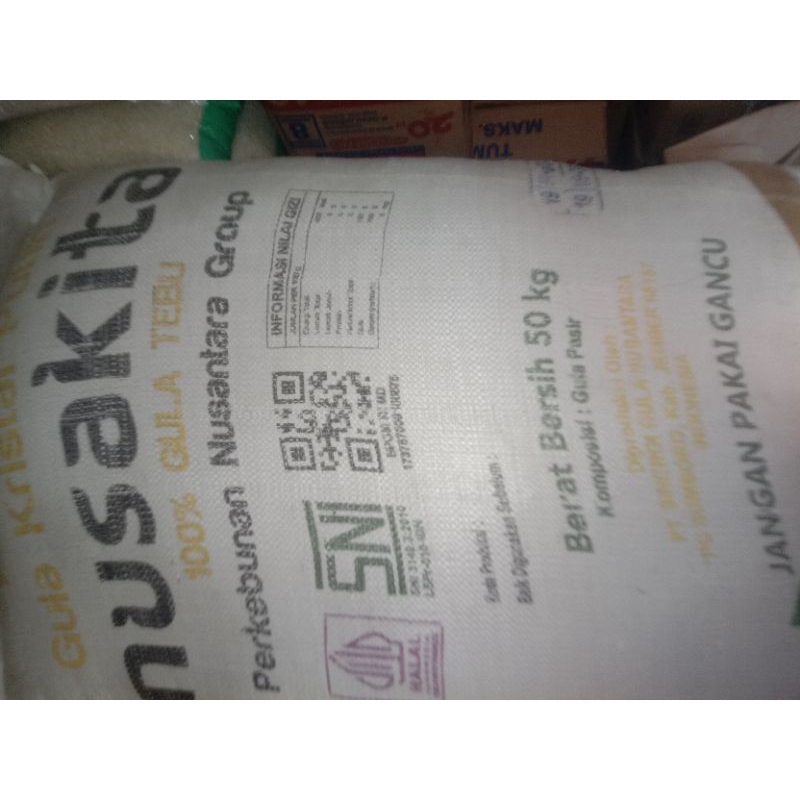 

gula pasir nusakita 50kg