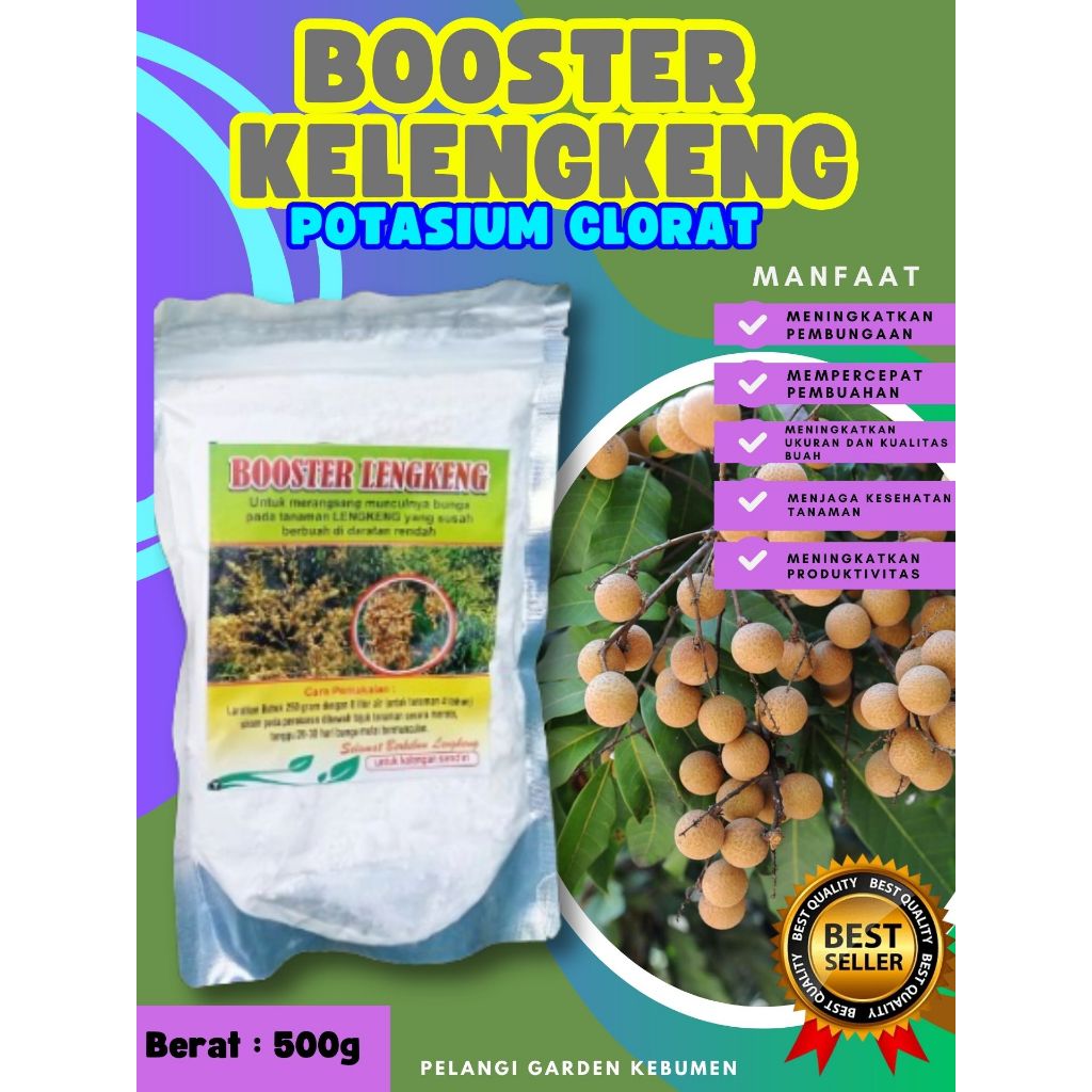PROMO  Booster Kelengkeng Kcl03 Murni 1Kg, Booster Kelengkeng Kristal, Booster Kelengkeng Kcl03