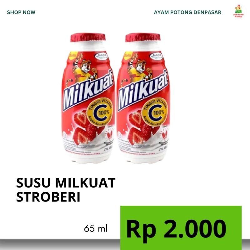 

SUSU MILKUAT STROBERI // UHT DIAMOND 200ml All varian
