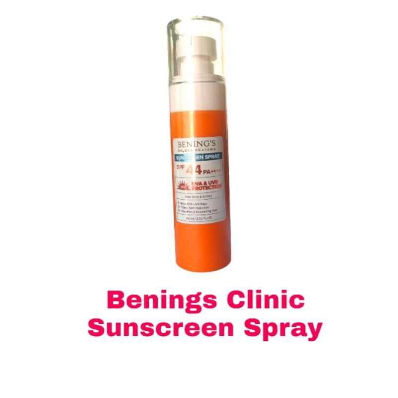 Benings Clinic Sunscreen Spray Benings clinic