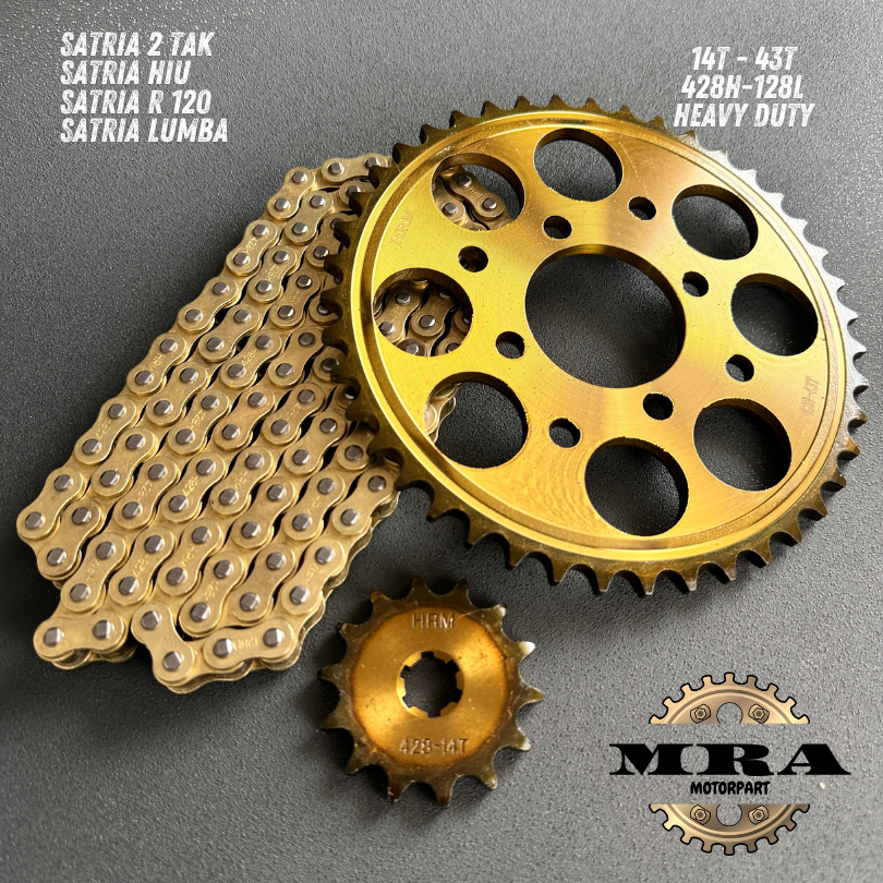 GEAR GIR SET GEAR GIR PAKET SATRIA 2 TAK SATRIA HIU SATRIA LUMBA SATRIA R 120