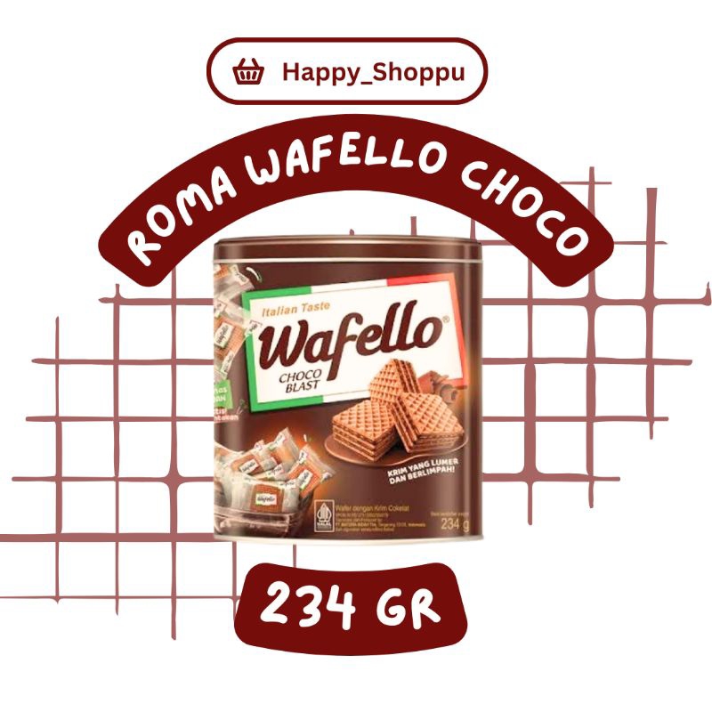 

Roma Wafello Choco Tin 234 gr