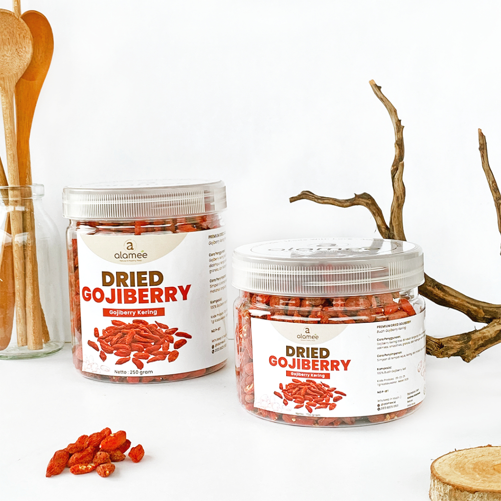 

ALAMEE Goji Berry Buah Kering Dried Fruit Red Gojiberry Cemilan Kici Premium