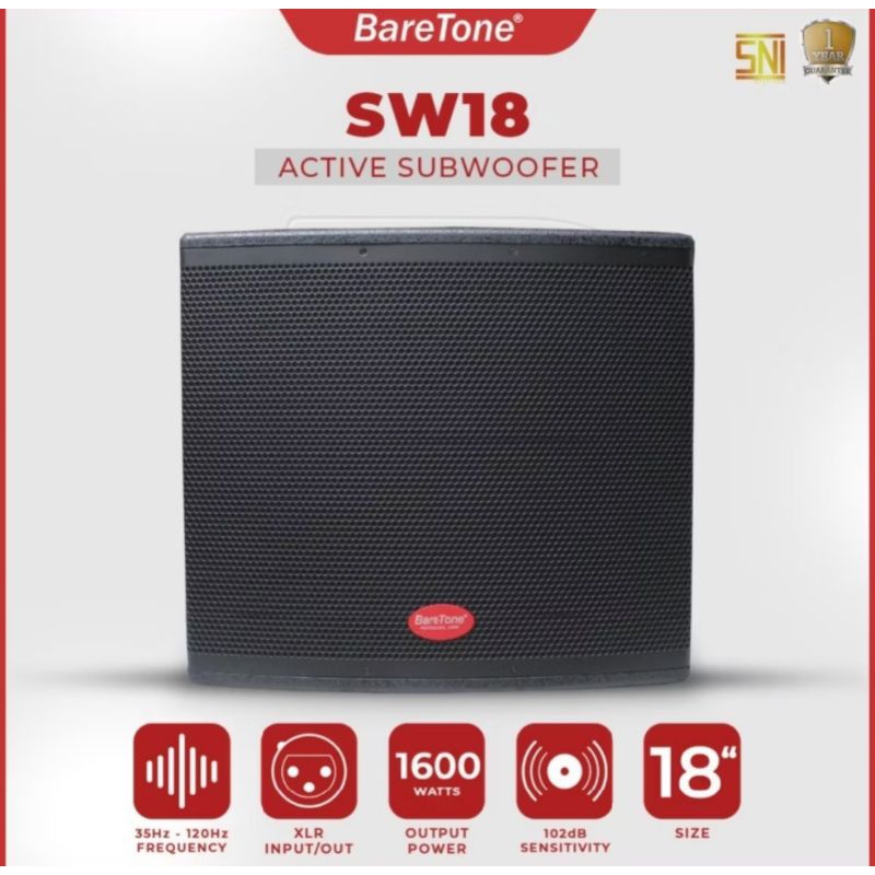 SUBWOOFER BARETONE SW18