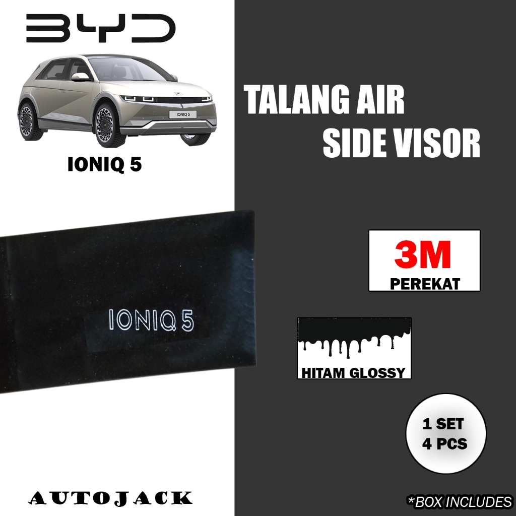 TALANG AIR  IONIQ 5/ SIDE VISOR IONIQ 5 FLAT  / ACCESSORIES IONIQ 5