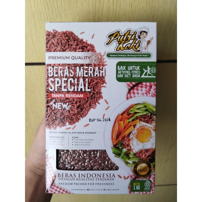 

Beras Merah Putri Koki 1kg