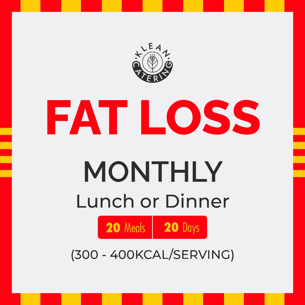 

Klean Fat Loss Diet Catering - Monthly Lunch (20 Meals/20 Days)
