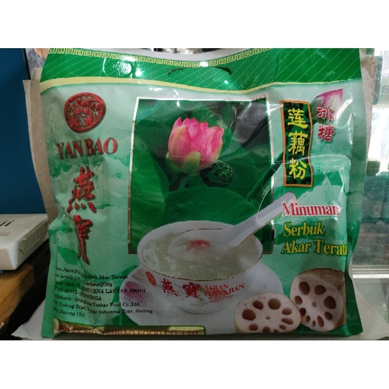 yanbao minuman serbuk akar teratai 10 sachets