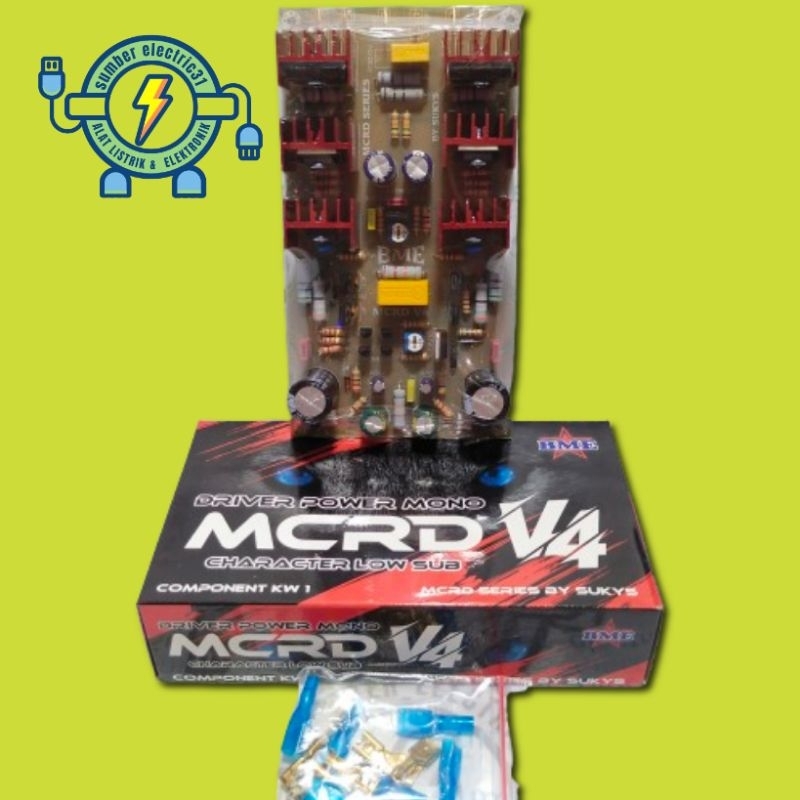 KIT DRIVER POWER AMPLIFIER MONO MCRD V4 CHARACTER LOW SUB