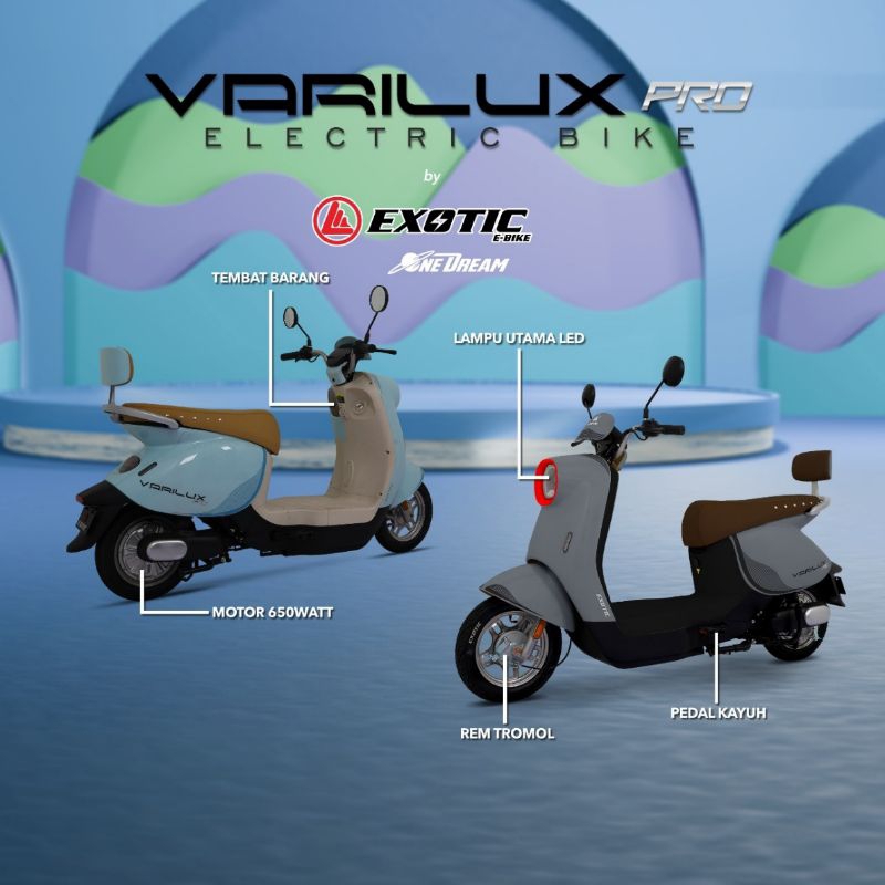 SEPEDA LISTRIK EXOTIC VARILUX PRO