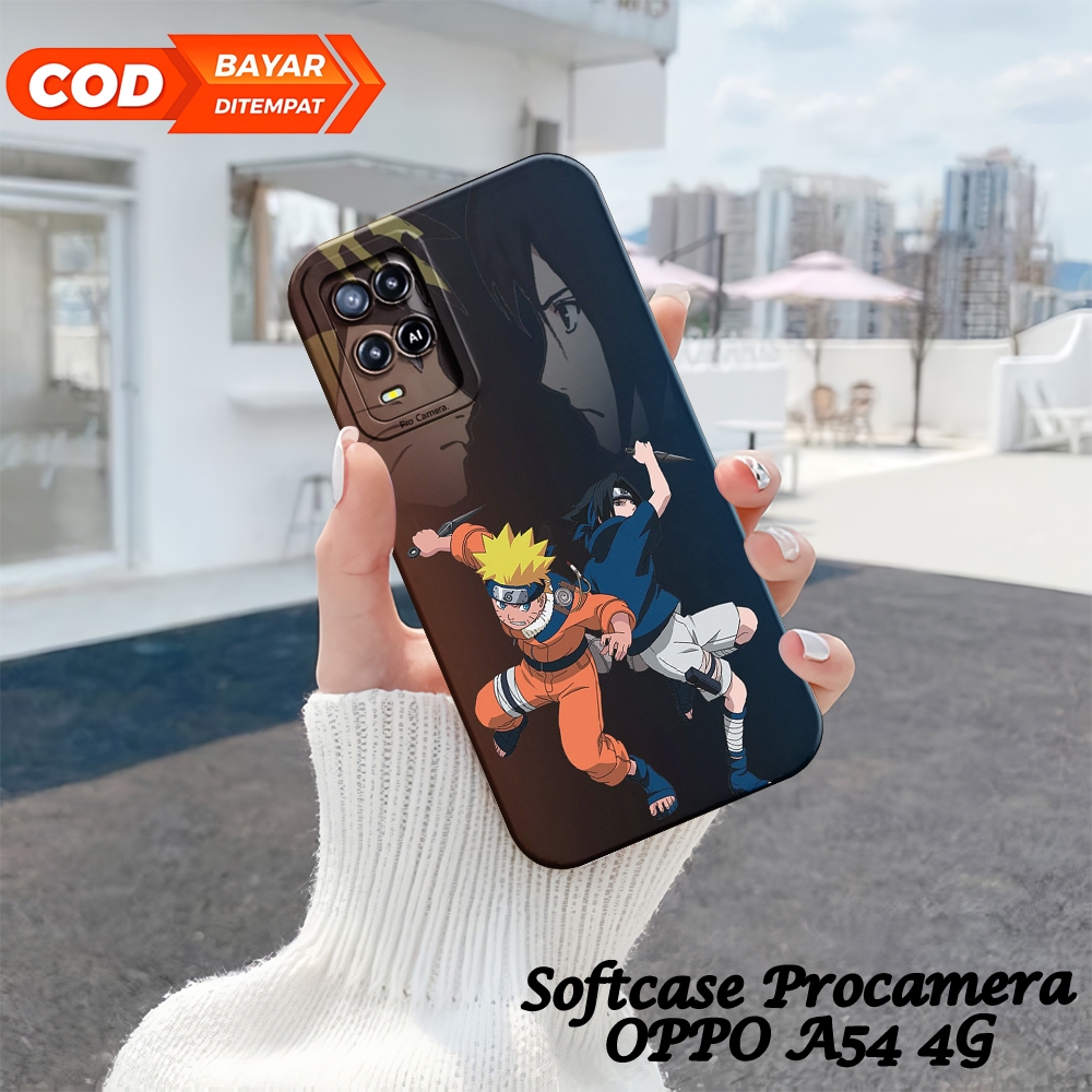 OPPO A54/A54S/A16/A16S - Softcase OPPO - Casing Handphone Terbaru - Case Hp Motif Naruto