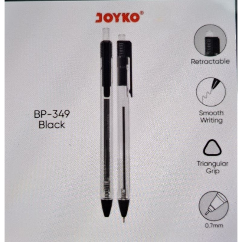 

Pulpen Joyko BP-349 Vokus Trans 0.7 mm ( 1 Pcs )