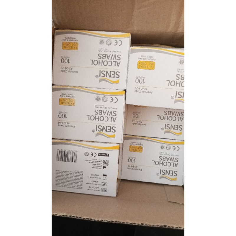 Alkohol Swab SENSI / Sensi Alkohol Swab / Tisu Alkohol 70%