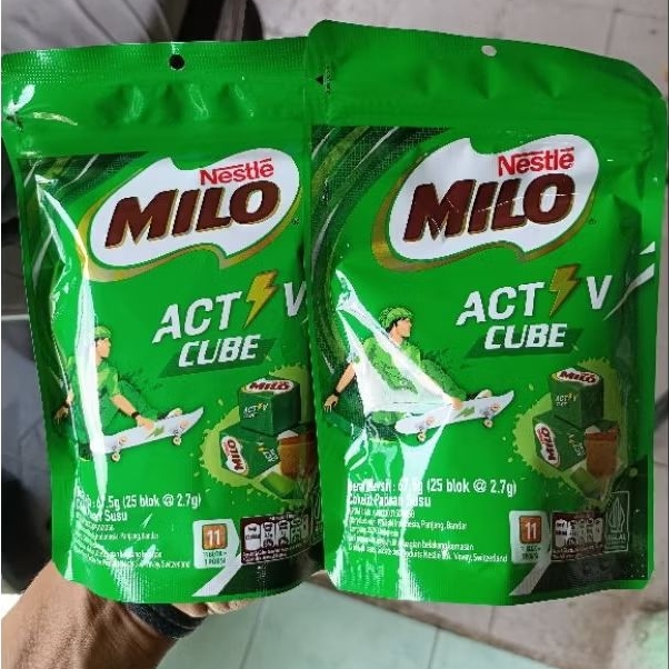 

nestle milo cube'25s