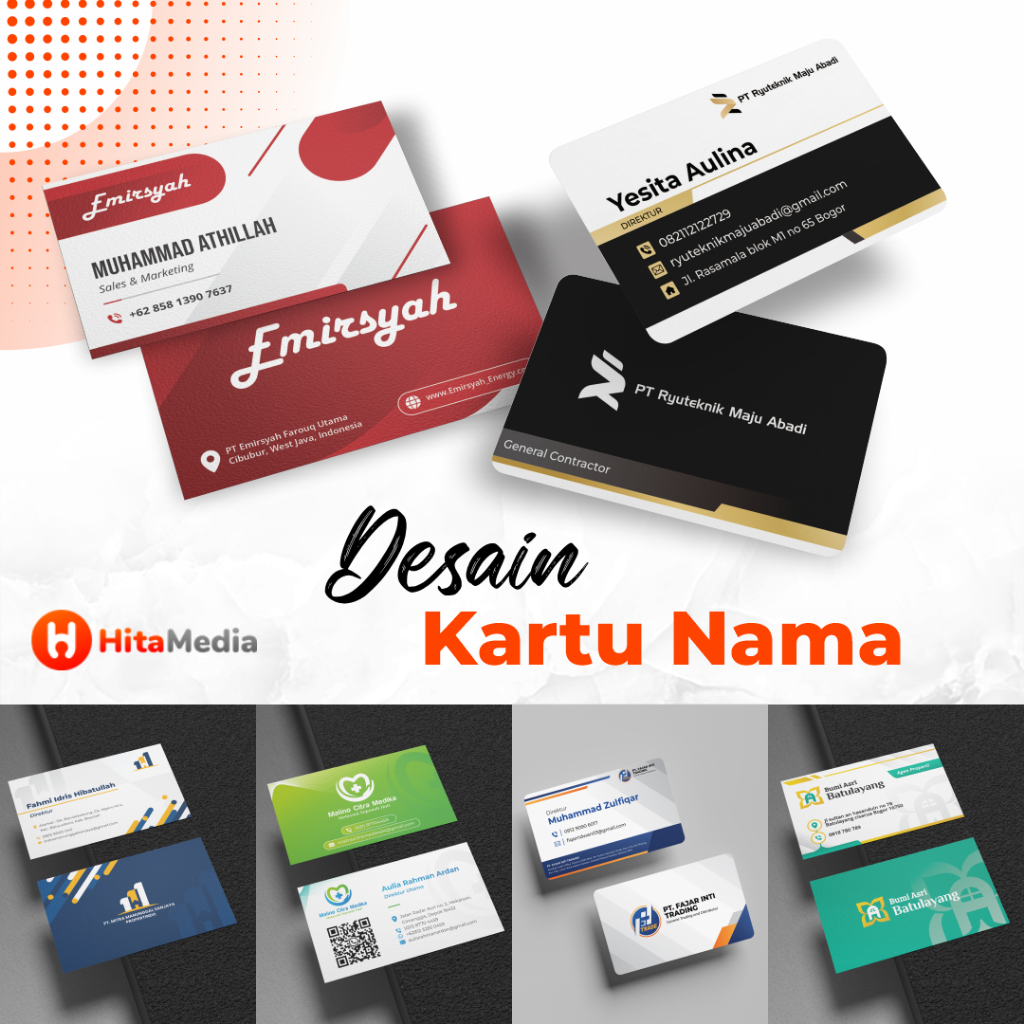 JASA DESAIN KARTU NAMA PROFESIONAL