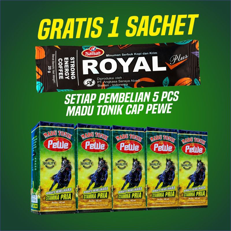 

Madu Tonik Cap Pewe 80 ml / Madu Tonik / Madu Tonik 100%